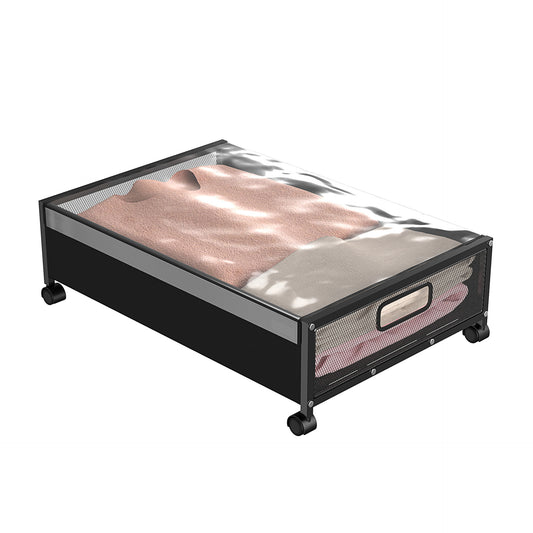 CAJA ORGANIZADORA METALICA CON RUEDAS - SMALL 62CM