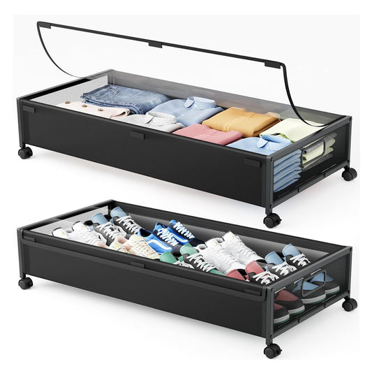 CAJA ORGANIZADORA METALICA CON RUEDAS - SUPERSIZE 92CM