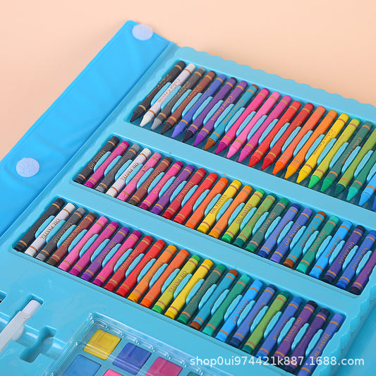 Set de Colores Artístico 208 Piezas con Marcadores y Crayolas