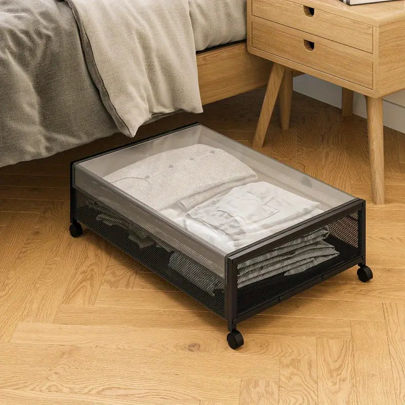 CAJA ORGANIZADORA METALICA CON RUEDAS - SMALL 62CM