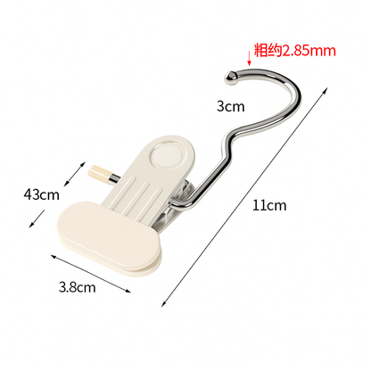 Gancho Clip para Ropa de Acero Inoxidable Multifuncional