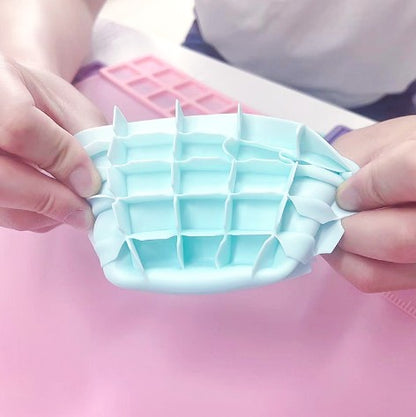 Molde Cilíndrico de Silicona para Hielo Reutilizable