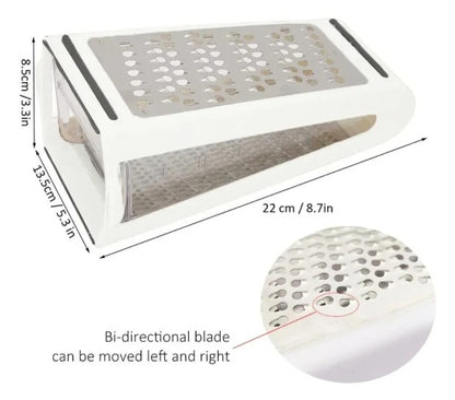 Rallador Doble Cara de Acero Inoxidable Cocina